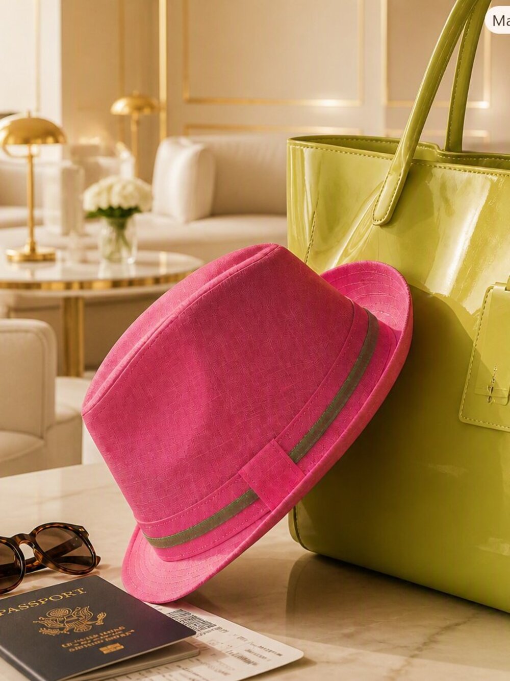 SCALA Pink Linen Fedora Hat – NWT – Travel Chic – Multiple Available